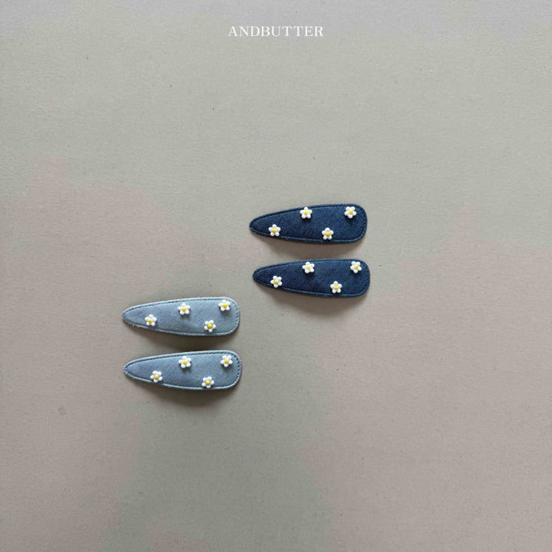 Andbutter - Korean Children Fashion - #childofig - Daisy Denim Pin - 7