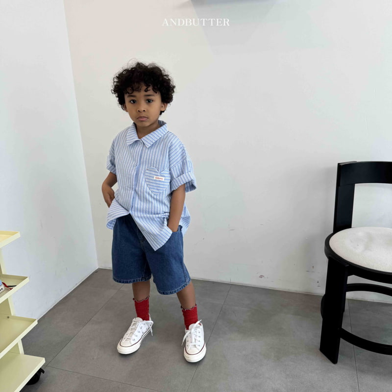 Andbutter - Korean Children Fashion - #childofig - Love Point Shirt - 5