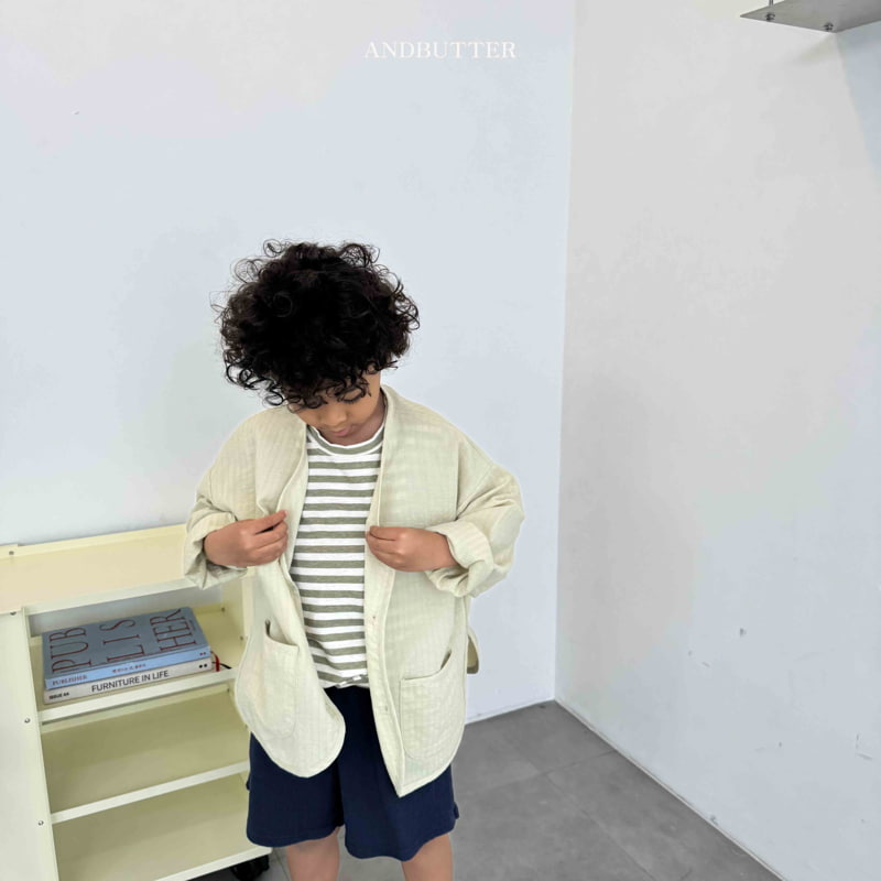 Andbutter - Korean Children Fashion - #childrensboutique - Summer Pocket Jacket - 6