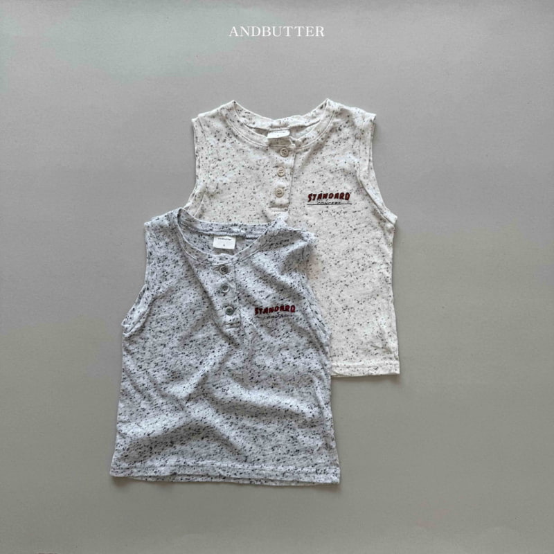 Andbutter - Korean Children Fashion - #childrensboutique - Button Sleeveless - 11