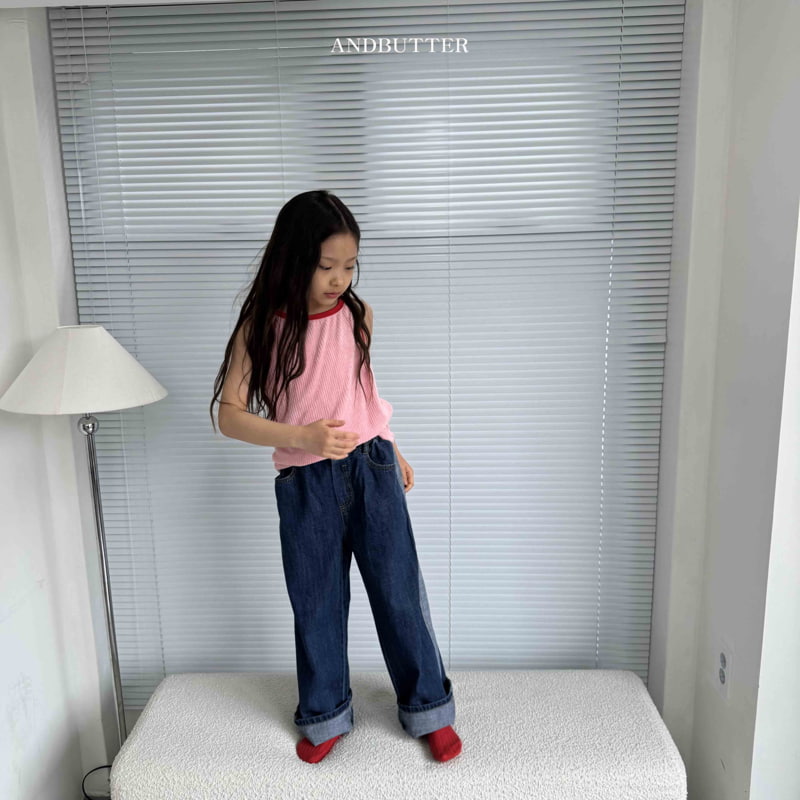 Andbutter - Korean Children Fashion - #childrensboutique - Double Terry Sleeveless - 9