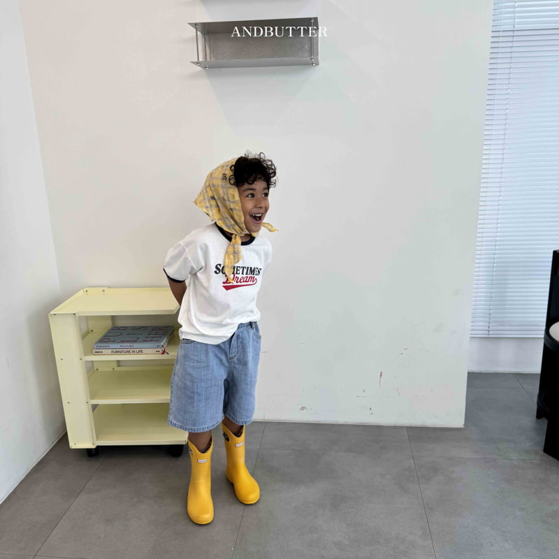 Andbutter - Korean Children Fashion - #designkidswear - Two Pocket Denim Pants - 9