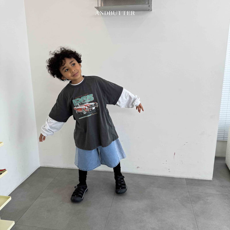 Andbutter - Korean Children Fashion - #designkidswear - Awesome Pigment Tee - 6