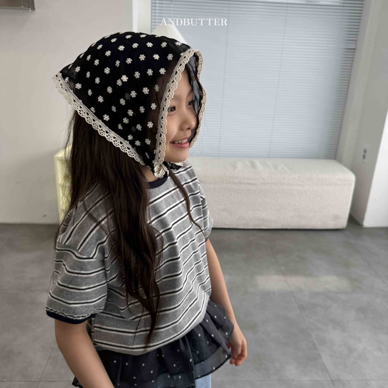Andbutter - Korean Children Fashion - #designkidswear - Flower Lace Kerchief - 9