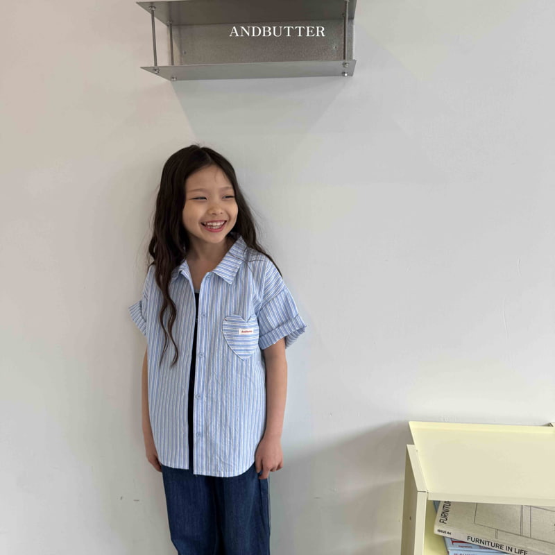 Andbutter - Korean Children Fashion - #designkidswear - Love Point Shirt - 8