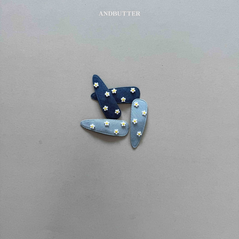 Andbutter - Korean Children Fashion - #discoveringself - Daisy Denim Pin - 10