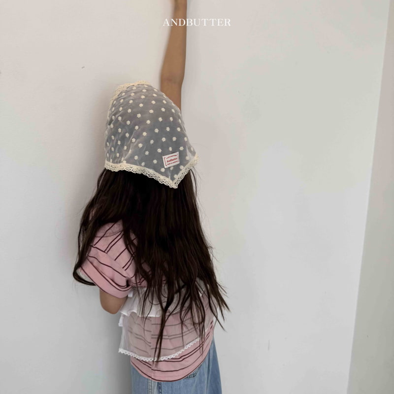 Andbutter - Korean Children Fashion - #discoveringself - Flower Lace Kerchief - 10
