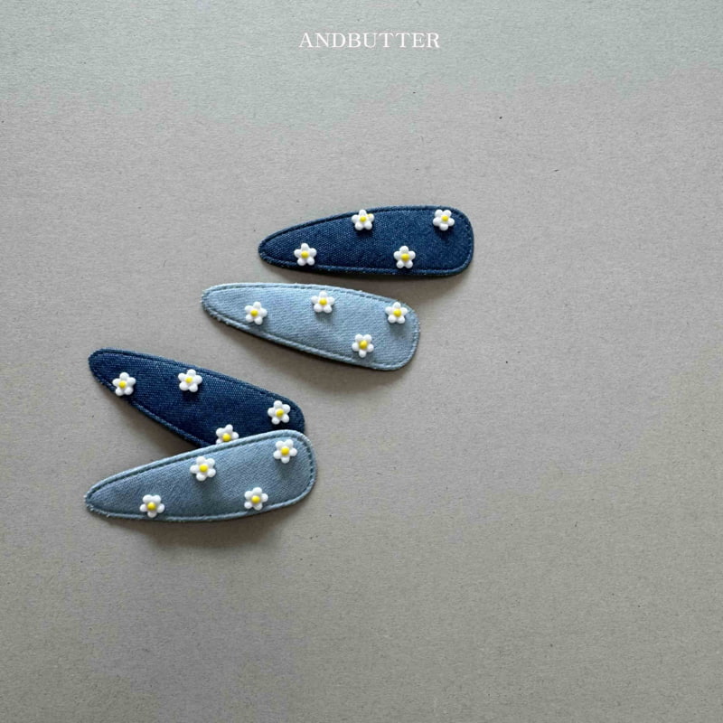 Andbutter - Korean Children Fashion - #fashionkids - Daisy Denim Pin - 11