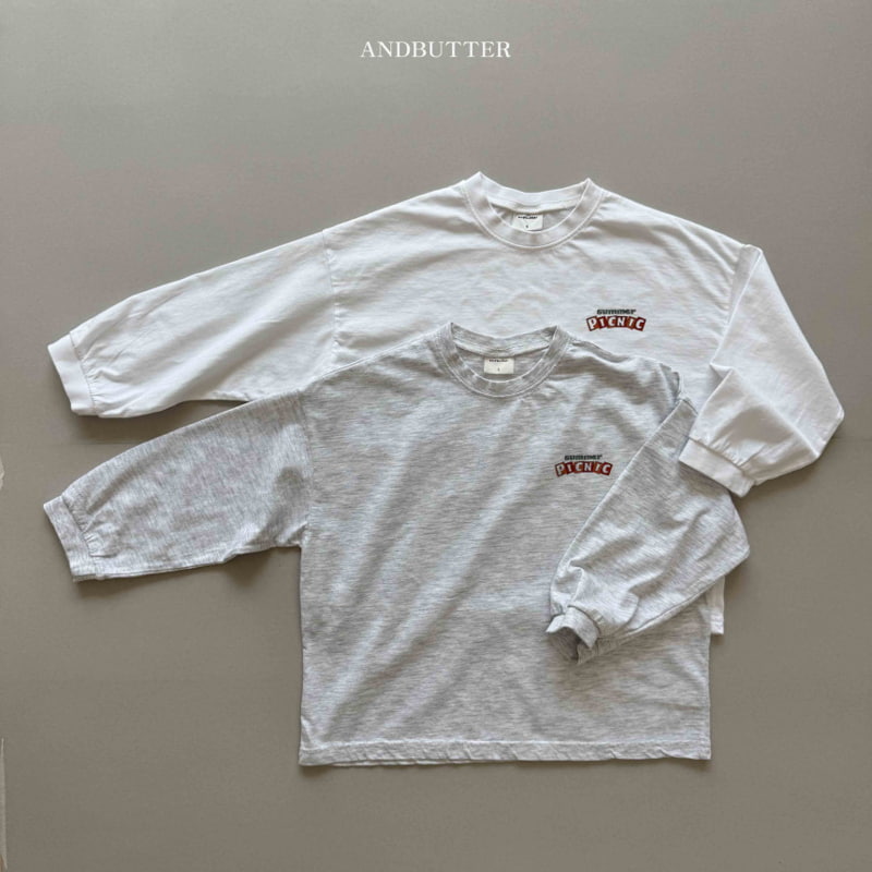 Andbutter - Korean Children Fashion - #kidsshorts - Picnic Tee - 11