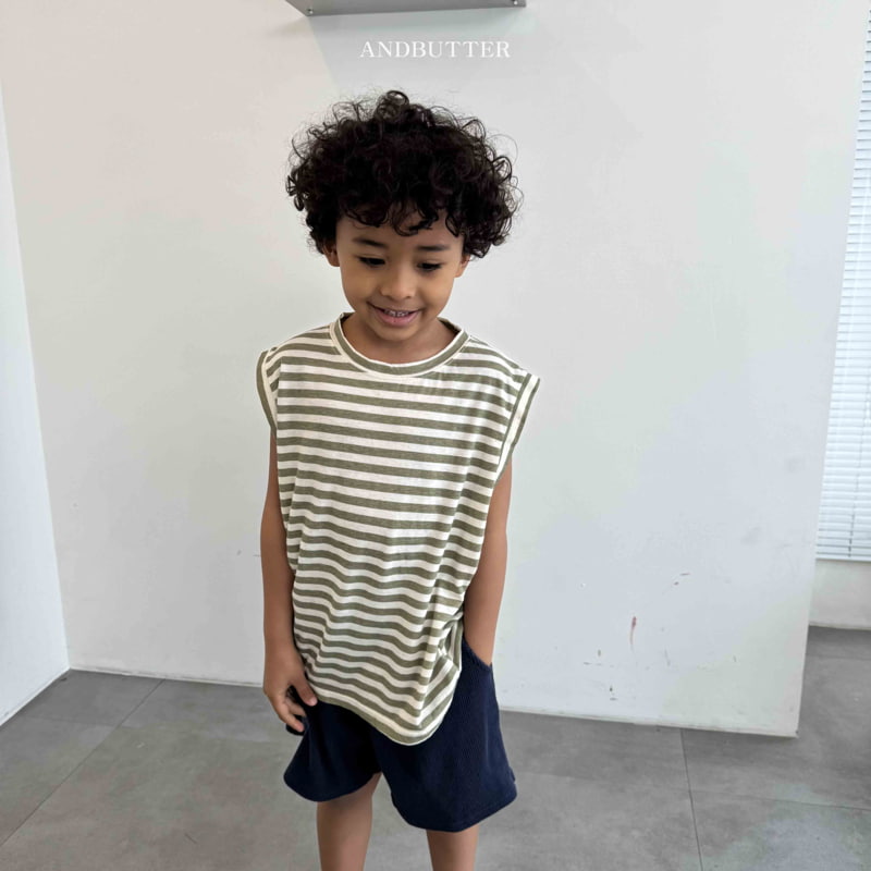 Andbutter - Korean Children Fashion - #kidsshorts - Modern ST Sleeveless - 6