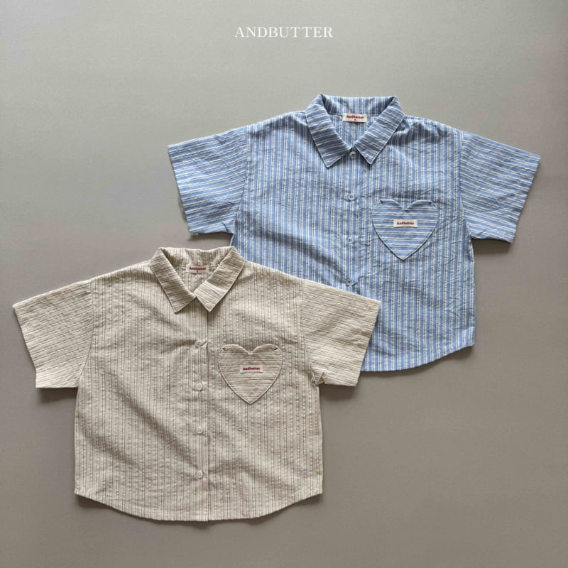 Andbutter - Korean Children Fashion - #kidsshorts - Love Point Shirt - 11