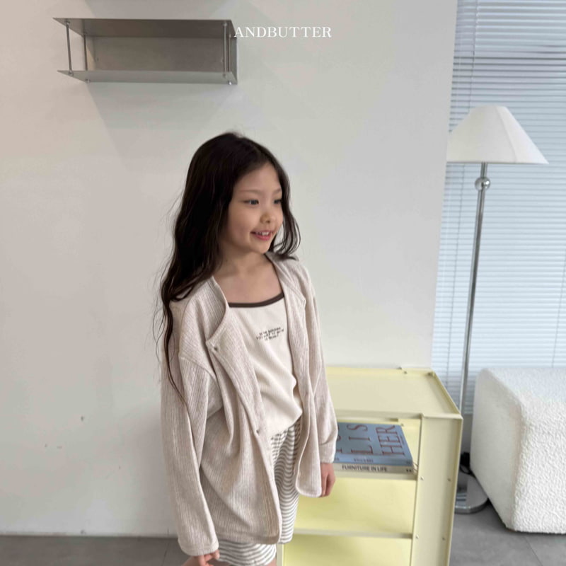 Andbutter - Korean Children Fashion - #kidsshorts - Waffle Raglan Sleeveless - 4