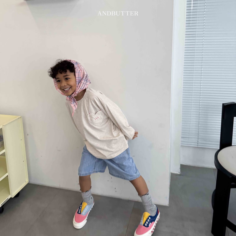Andbutter - Korean Children Fashion - #kidzfashiontrend - Love Tee - 6