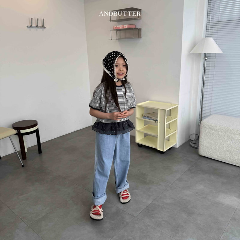 Andbutter - Korean Children Fashion - #kidzfashiontrend - Mix ST Tee - 2