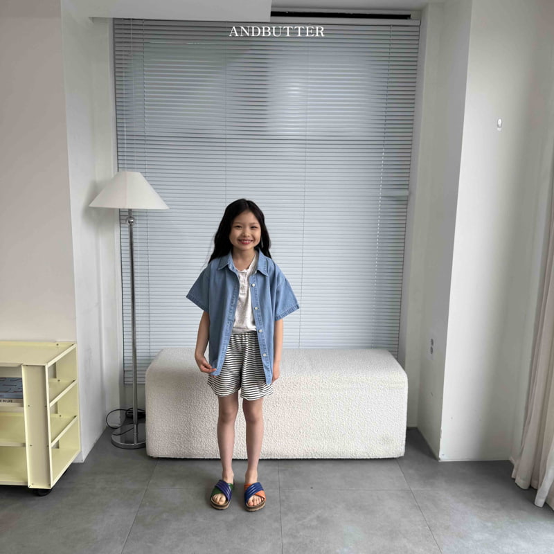 Andbutter - Korean Children Fashion - #magicofchildhood - Button Sleeveless - 6