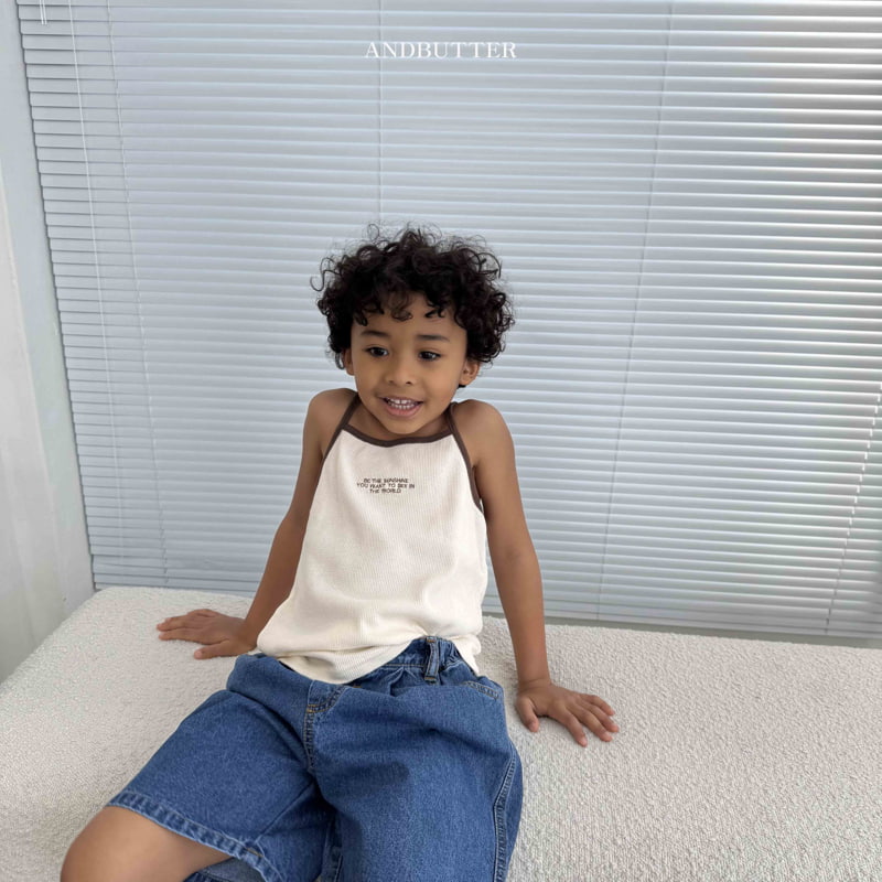Andbutter - Korean Children Fashion - #magicofchildhood - Waffle Raglan Sleeveless - 8