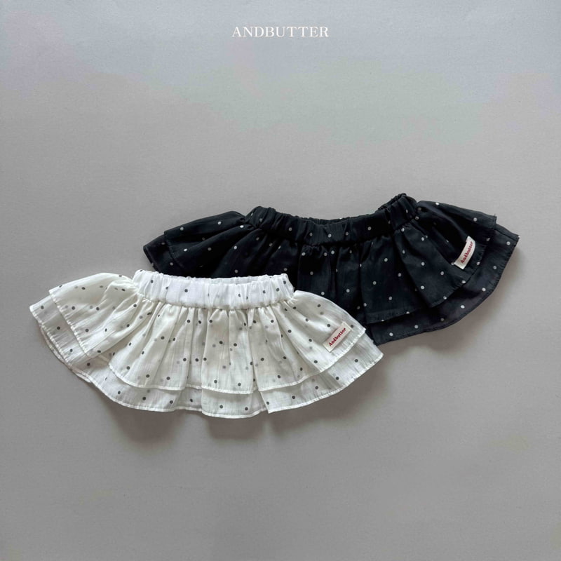 Andbutter - Korean Children Fashion - #magicofchildhood - Dot Frill Skirt - 6