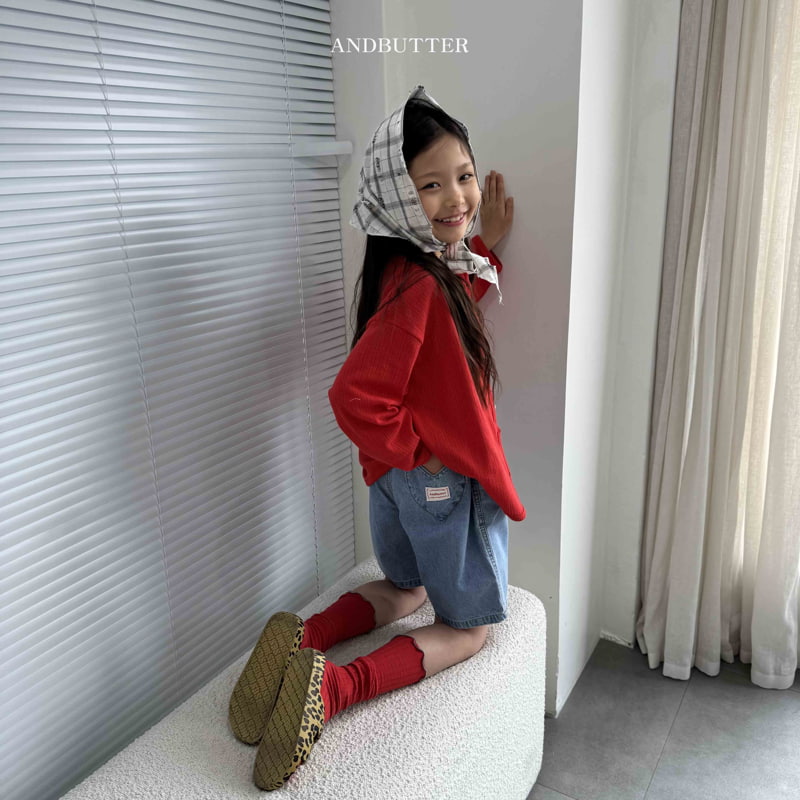 Andbutter - Korean Children Fashion - #magicofchildhood - Vintage Checkered Kerchief - 2