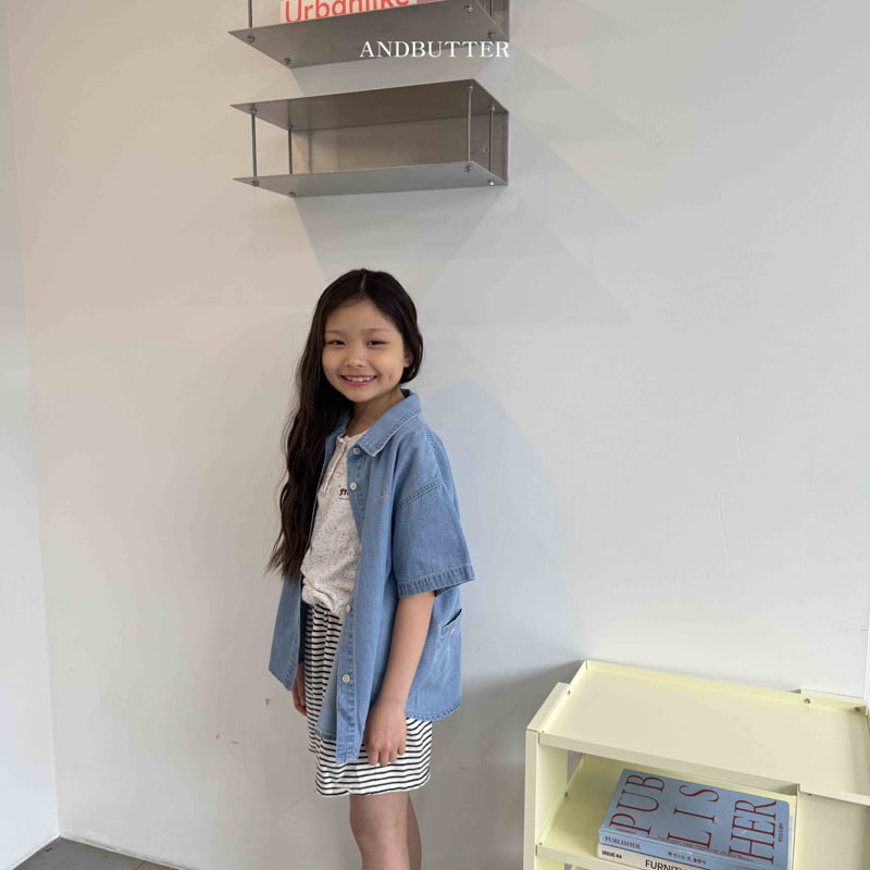 Andbutter - Korean Children Fashion - #minifashionista - Button Sleeveless - 7