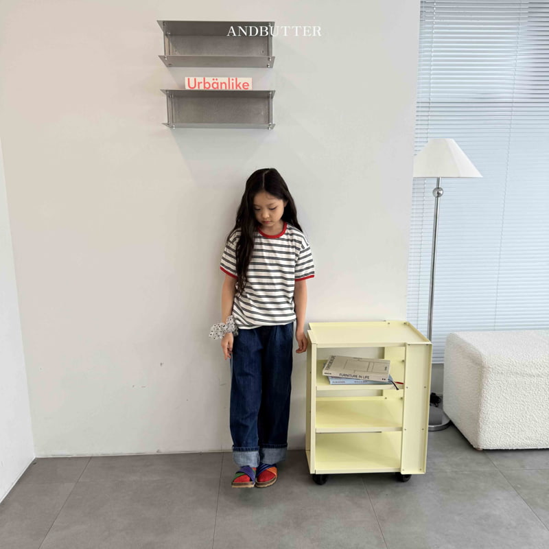 Andbutter - Korean Children Fashion - #magicofchildhood - Linen Mix Denim Pants - 4