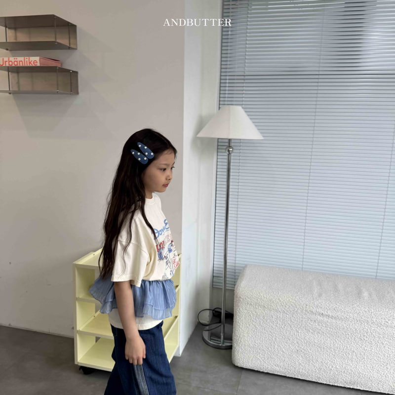 Andbutter - Korean Children Fashion - #minifashionista - Daisy Denim Pin - 2