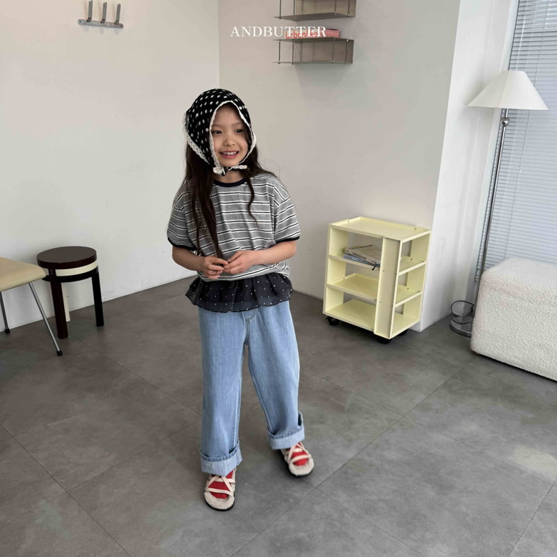 Andbutter - Korean Children Fashion - #minifashionista - Mix ST Tee - 6