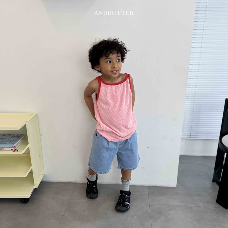 Andbutter - Korean Children Fashion - #minifashionista - Double Terry Sleeveless - 5
