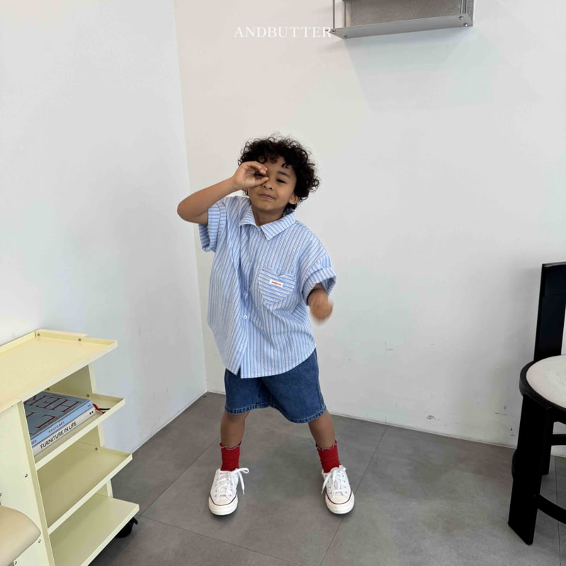 Andbutter - Korean Children Fashion - #minifashionista - Love Point Shirt - 3