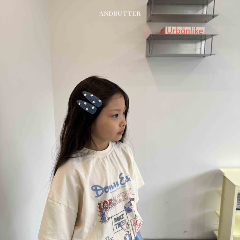 Andbutter - Korean Children Fashion - #prettylittlegirls - Daisy Denim Pin - 3