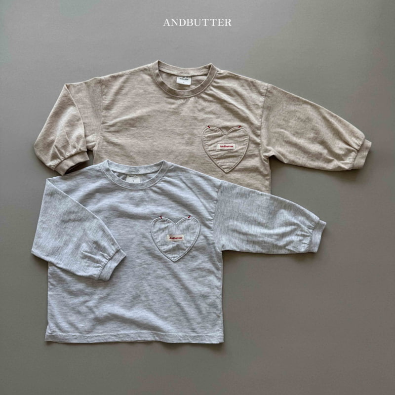 Andbutter - Korean Children Fashion - #prettylittlegirls - Love Tee - 11