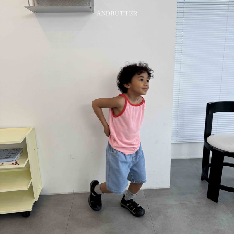 Andbutter - Korean Children Fashion - #prettylittlegirls - Double Terry Sleeveless - 6