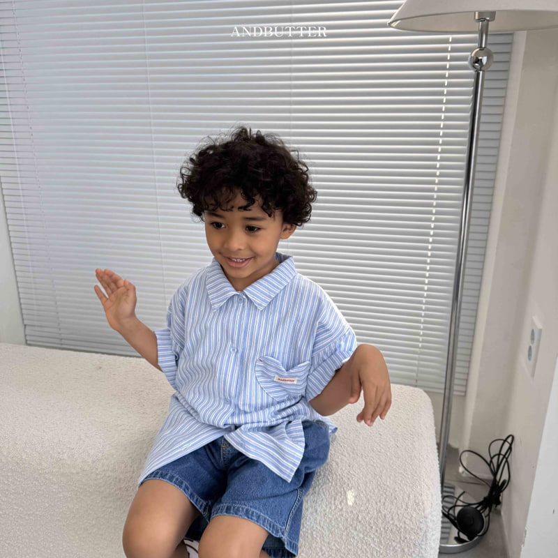 Andbutter - Korean Children Fashion - #minifashionista - Love Point Shirt - 4