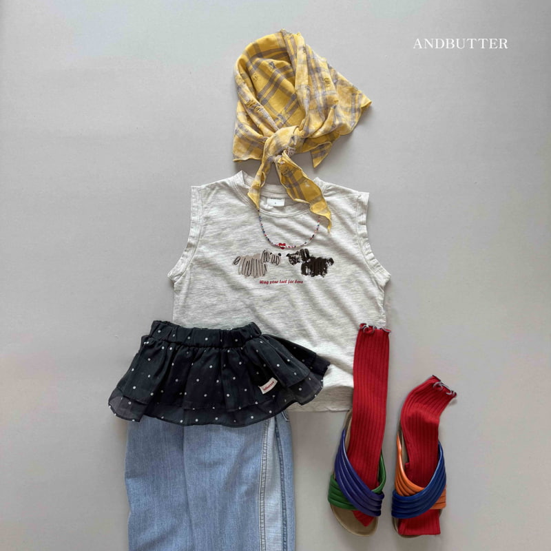 Andbutter - Korean Children Fashion - #stylishchildhood - Dot Frill Skirt - 11