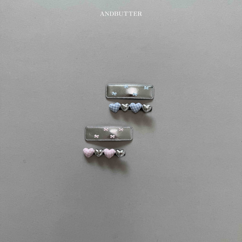 Andbutter - Korean Children Fashion - #toddlerclothing - Lovely Heart Pin - 4