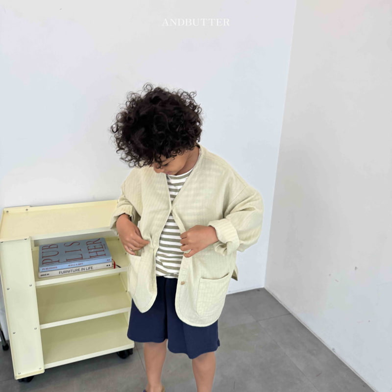 Andbutter - Korean Children Fashion - #todddlerfashion - Summer Pocket Jacket - 2