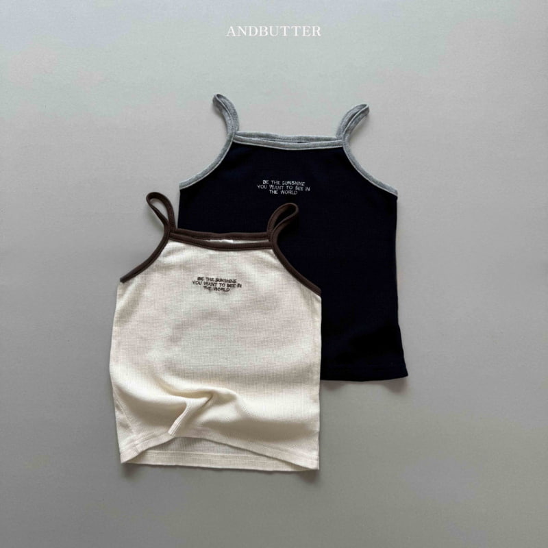 Andbutter - Korean Children Fashion - #todddlerfashion - Waffle Raglan Sleeveless - 11