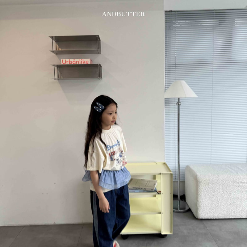 Andbutter - Korean Children Fashion - #prettylittlegirls - Daisy Denim Pin - 4