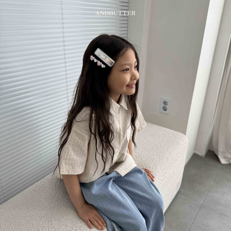 Andbutter - Korean Children Fashion - #todddlerfashion - Lovely Heart Pin - 2