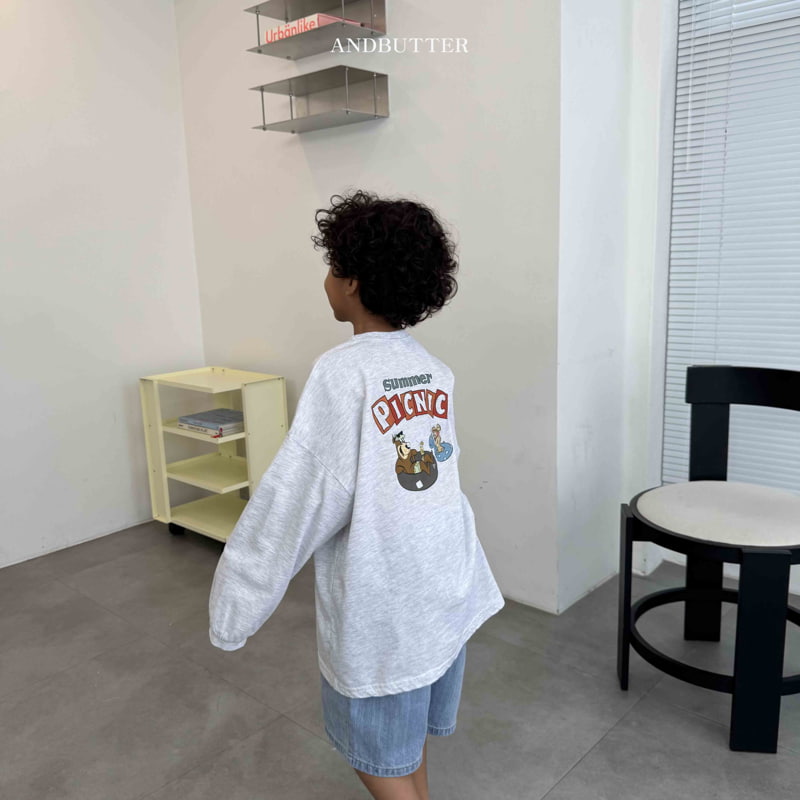 Andbutter - Korean Children Fashion - #todddlerfashion - Picnic Tee - 4