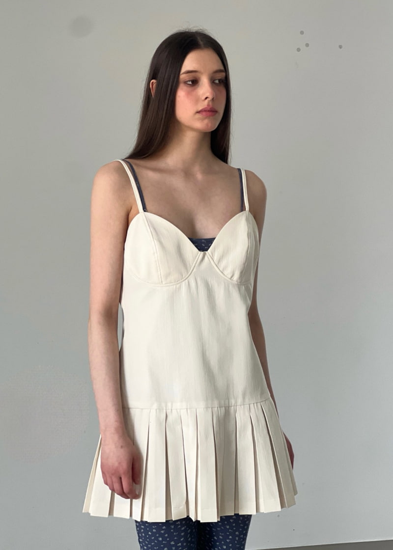 Another Avenue - Korean Women Fashion - #momslook - Pintuck Bustier One-piece - 9