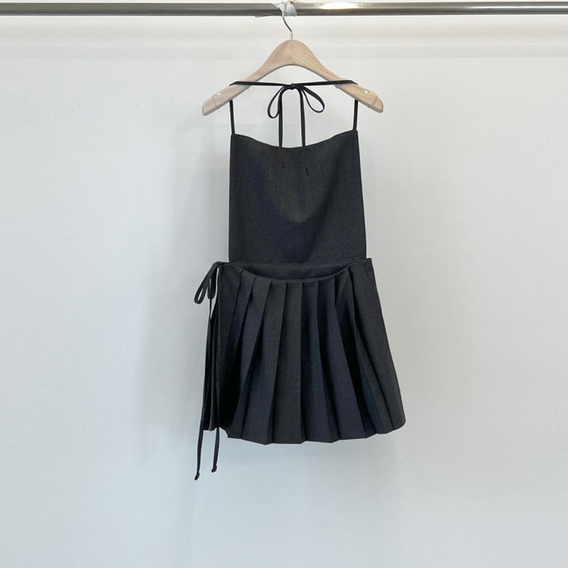 Another Avenue - Korean Women Fashion - #momslook - Satter Pleats One-piece - 6