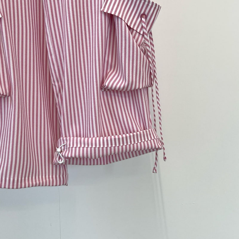 Another Avenue - Korean Women Fashion - #womensfashion - Stripe Pocket Pants - 4