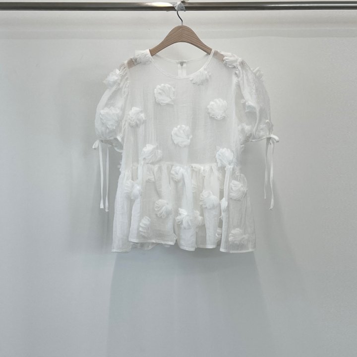 Another Avenue - Korean Women Fashion - #momslook - Flower Blouse - 3