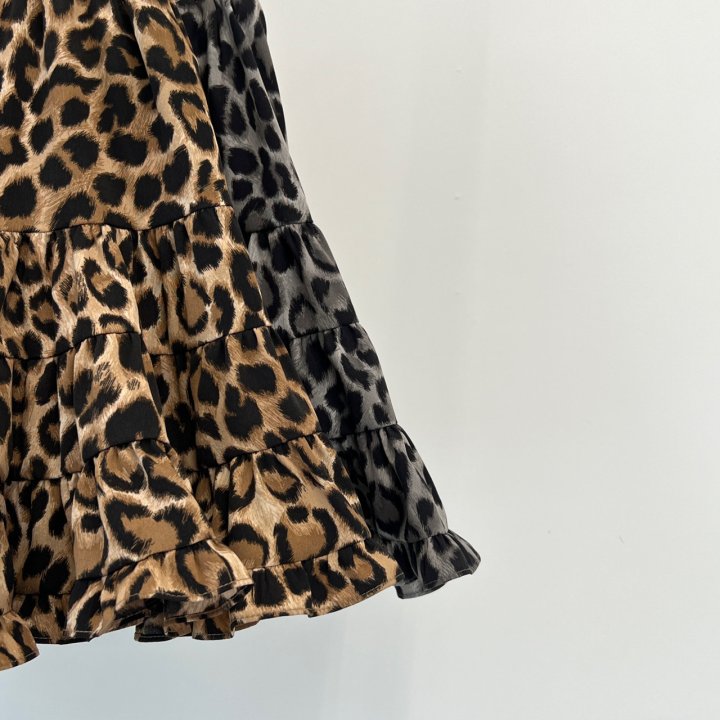 Another Avenue - Korean Women Fashion - #momslook - Leopard Cancan Skirt - 2