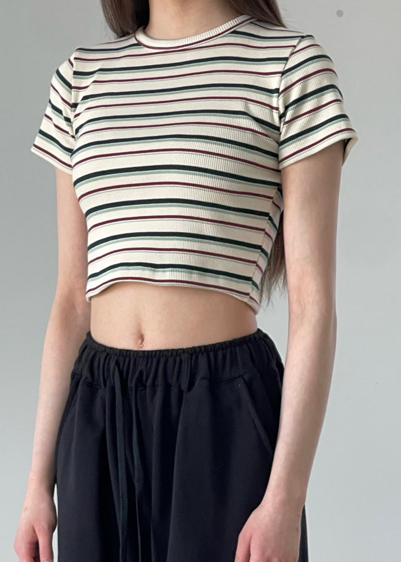 Another Avenue - Korean Women Fashion - #momslook - Popo Crop Tee - 6
