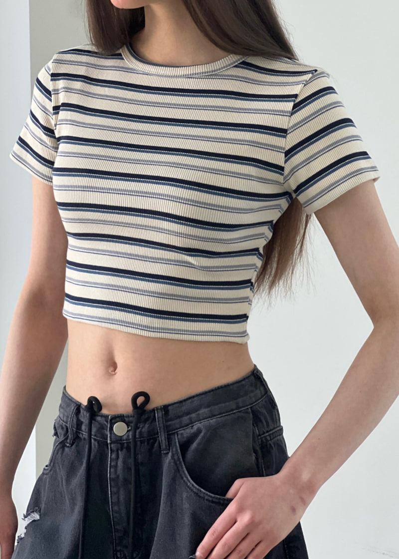 Another Avenue - Korean Women Fashion - #momslook - Popo Crop Tee - 8