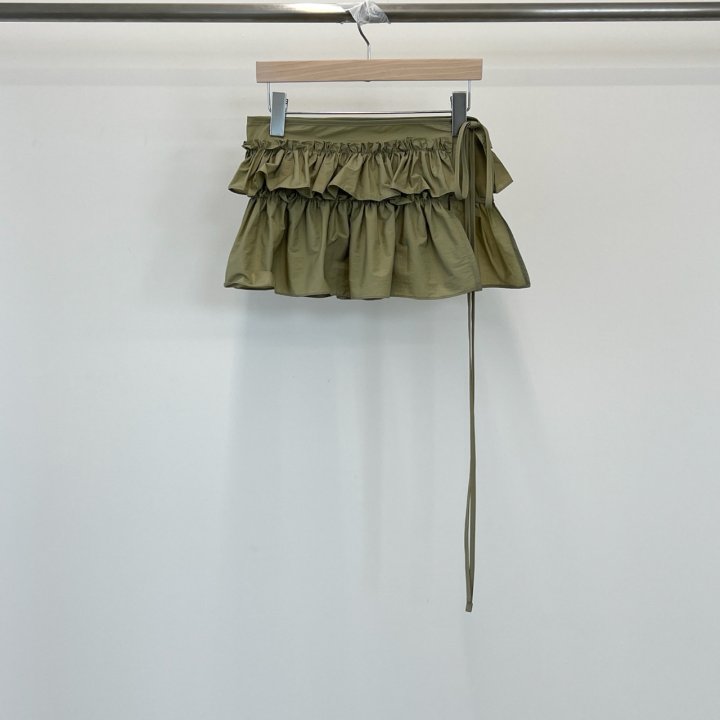 Another Avenue - Korean Women Fashion - #restrostyle - Peanut Wrap Skirt - 3