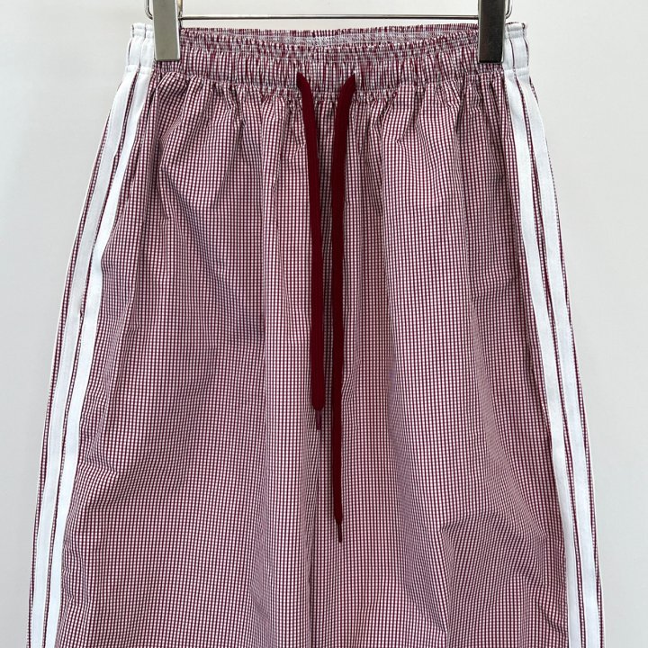 Another Avenue - Korean Women Fashion - #romanticstyle - Three Lines Check Pants - 6