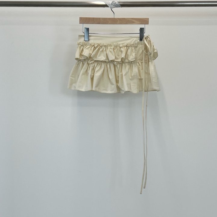 Another Avenue - Korean Women Fashion - #restrostyle - Peanut Wrap Skirt - 4