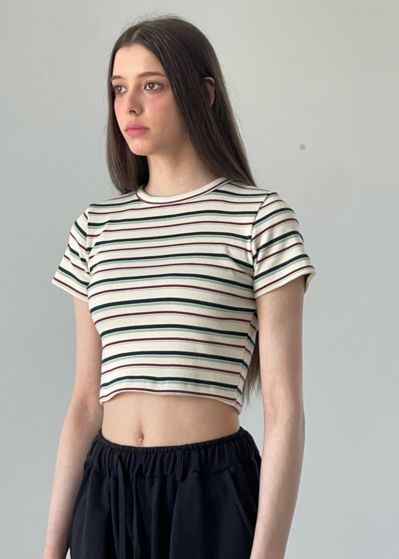 Another Avenue - Korean Women Fashion - #shopsmall - Popo Crop Tee - 3
